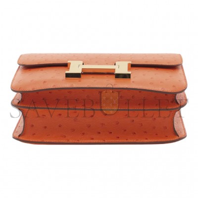HERMES MASTER CONSTANCE 18 TANGERINE H083987CC5K(19*15*4cm)